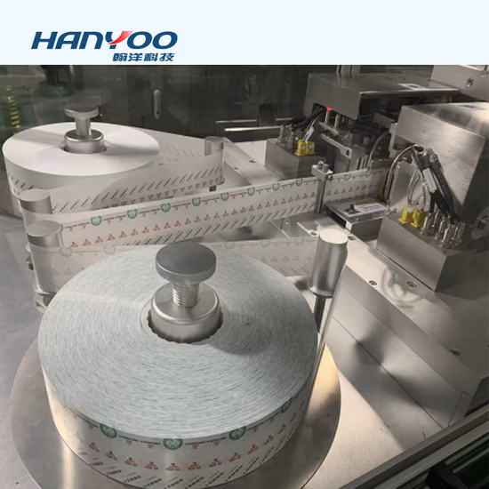 Sistema de llenado y sellado de máquinas de línea de producción de supositorios farmacéuticos